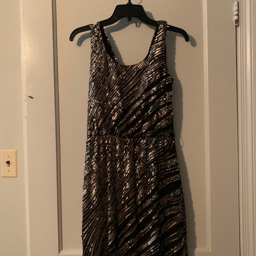 Express sequined cocktail dress